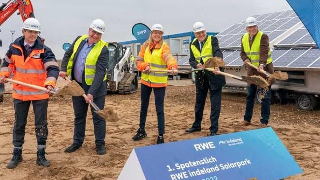 german energy company rwe producing solar power