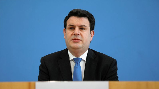 german labor minister hubertus heil