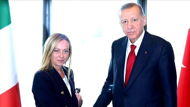giorgia meloni and recep tayyip erdogan