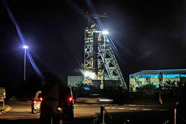 gold mine in South Africa