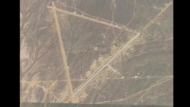 google earth image of lop nur in xinjiang china