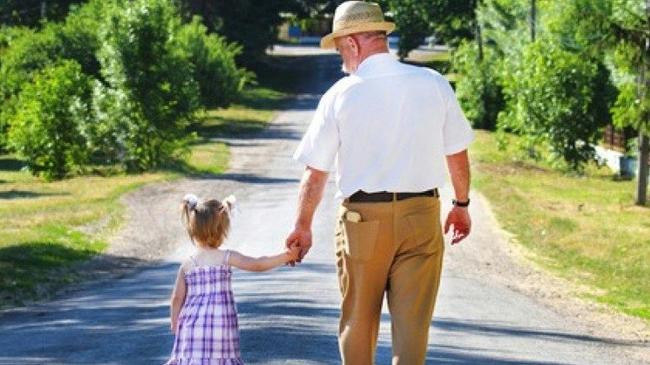 grandpa 4 year old granddaughter