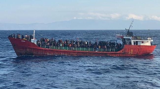 greece recovered migrants middle sea