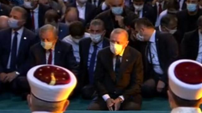 hagia sofia zumma prayer erdoan