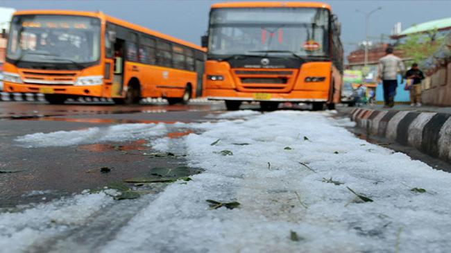 hailstorm in delhi
