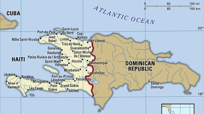 haiti map