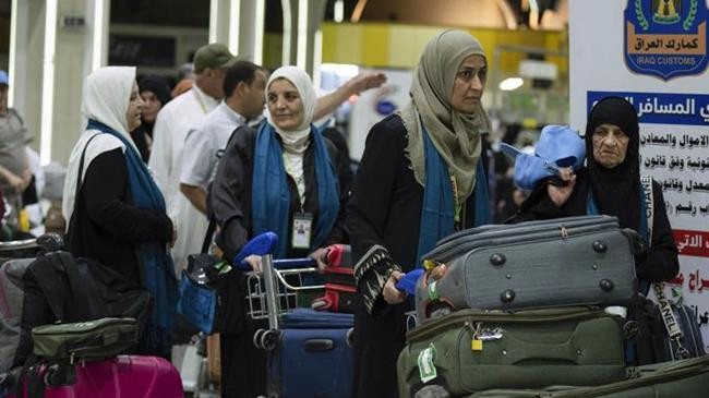hajj pilgrim in saudi