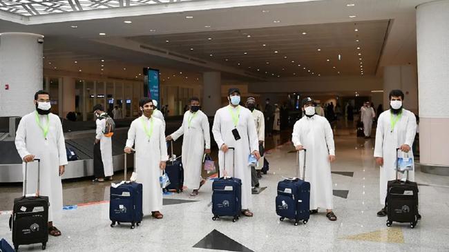 hajj pilgrims arrived on saudi arabiya