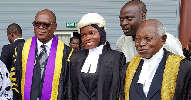 headscarf female law student