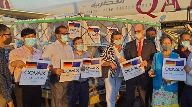 health officails receieved astrazeneca tica home