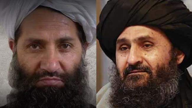 hibatullah and mullah abdul ghani baradar