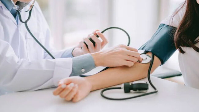 high blood pressure file photo