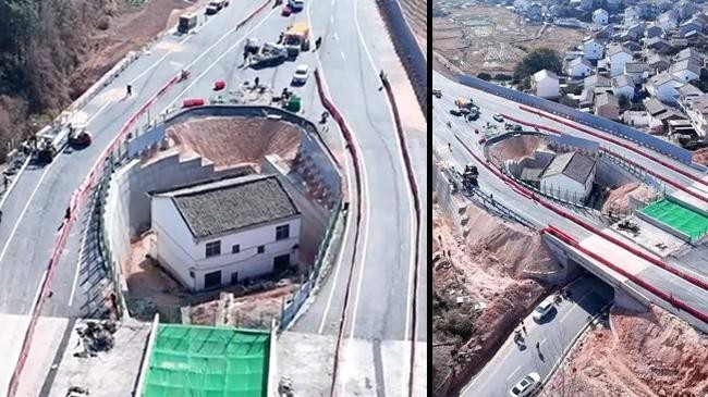highway around his house