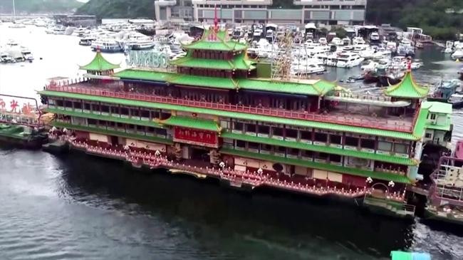 hong kong s jumbo floating restaurant sinks at sea