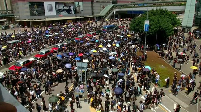 hong kong strike