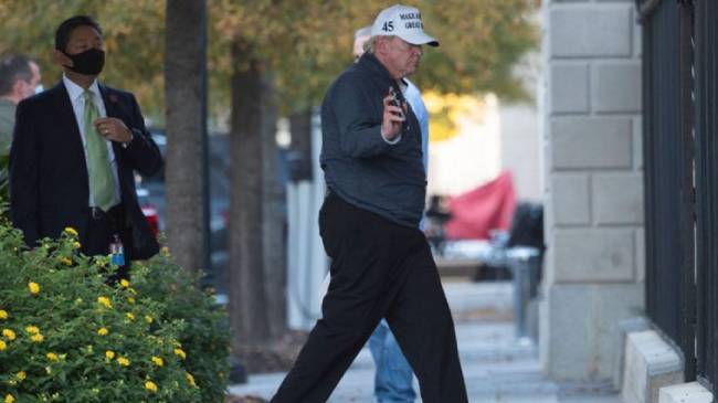 how donald trump passed the day of his defeat
