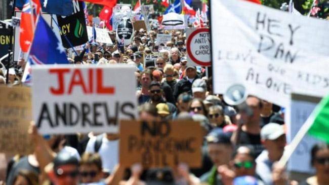 huge protests against vaccination 1