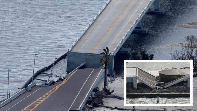 hurricane florida bridge break