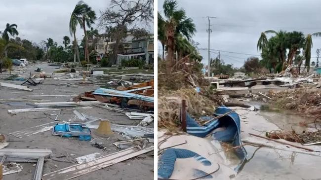 hurricane florida bridge break