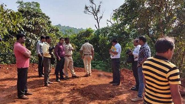 husband buries wife