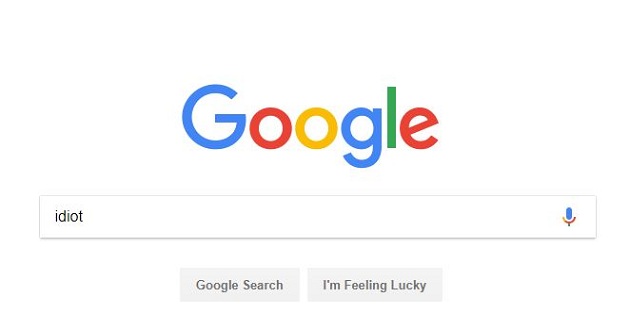 idiot trump google inner