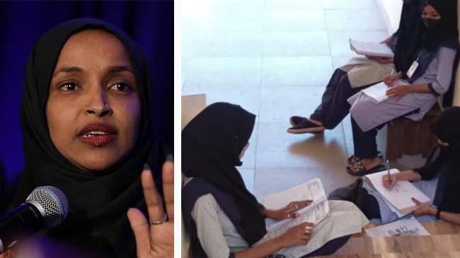 ilhan omar and hijab student
