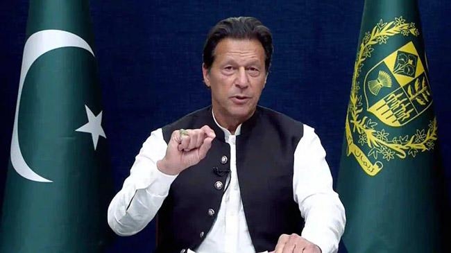 imran khan historic speech