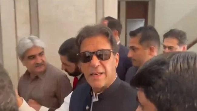 imran khan parliament house after ouster