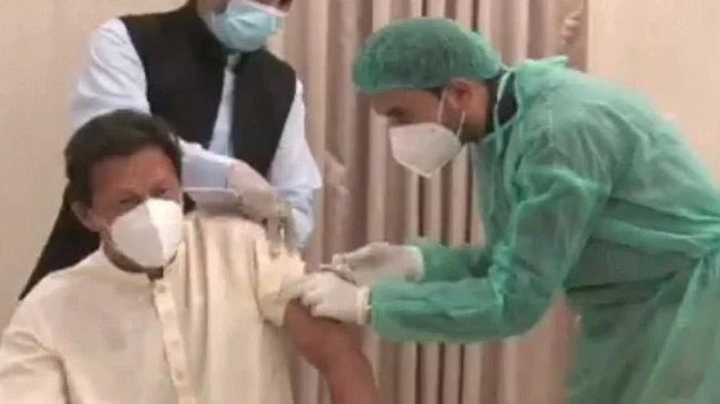 imran khan tests positive