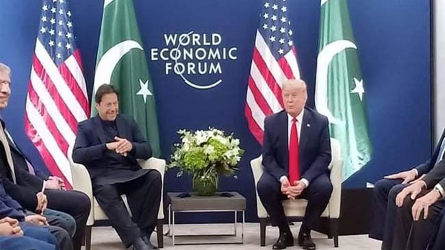 imran khan trump davos switzerland