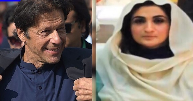 imran khan with bushra