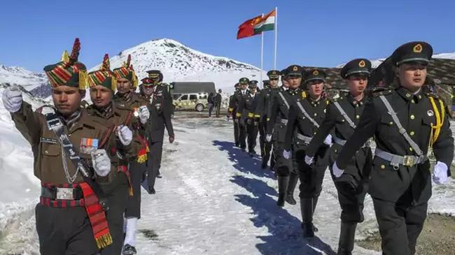 india and china army in ladakh