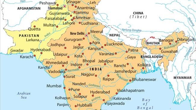 india bangladesh map
