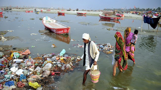 india has a fancy way of preventing smell of jamuna nose of trump