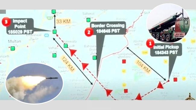 india launches missile into pakistan