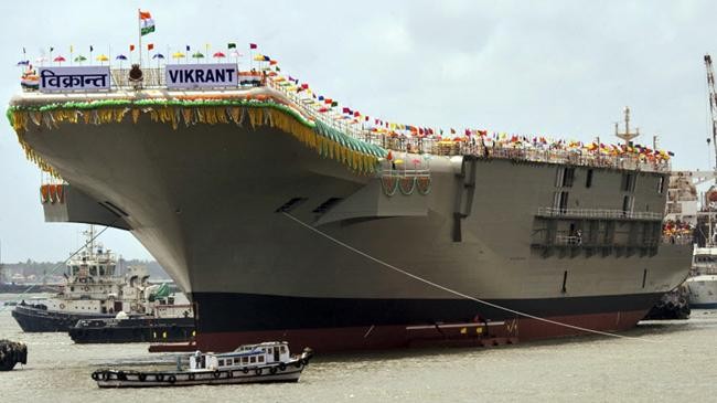 india to commission first home built carrier