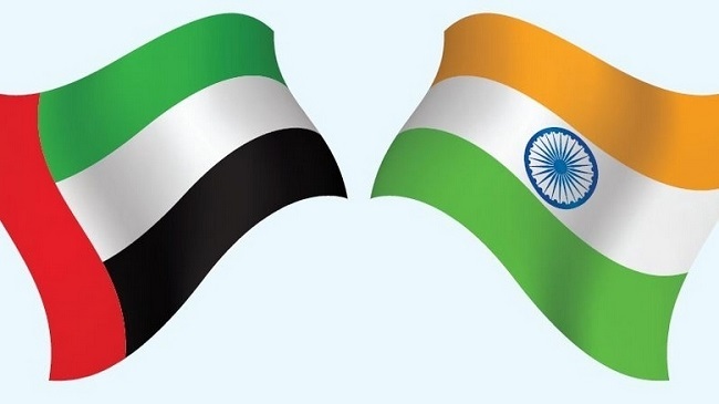 india uae flag