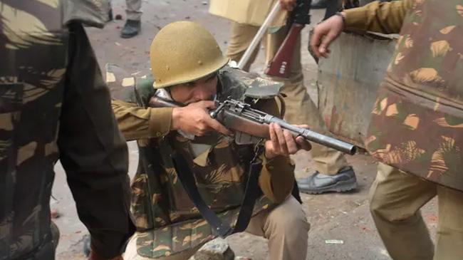 india unrest police action