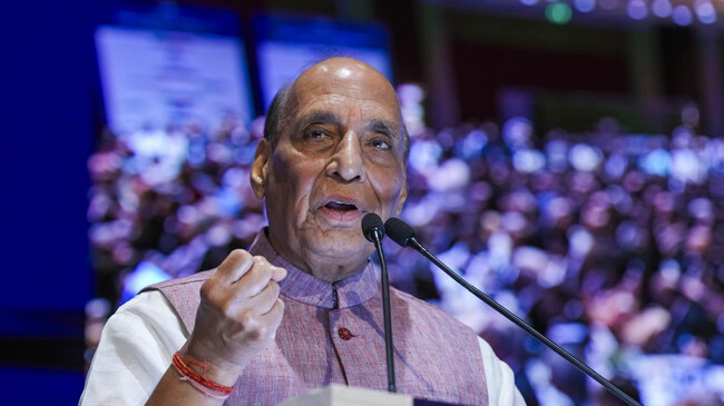 indian defence minister rajnath singh
