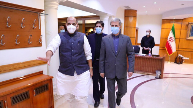 indian defense minister tehran