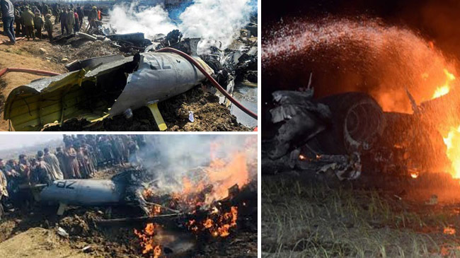 indian fighter jets crash