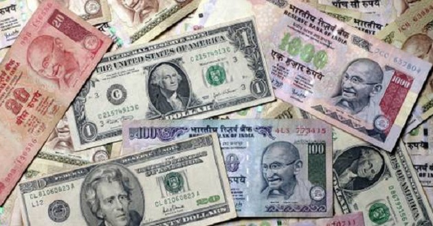 indian rupee down against us dollar