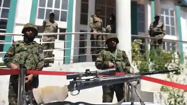 indian soldier positive sealed off