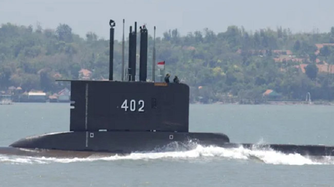 indonesian submarine sunk inner
