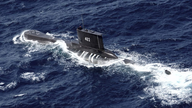indonesian submarine sunk