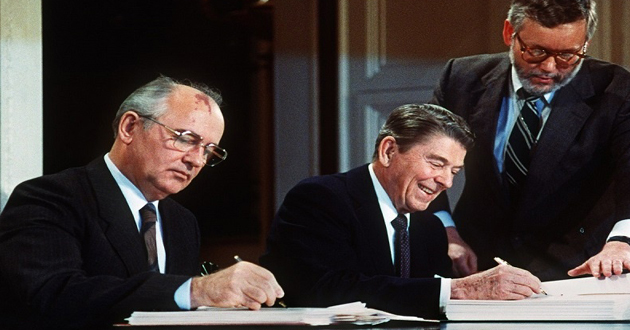 inf contract gorbachev reagan