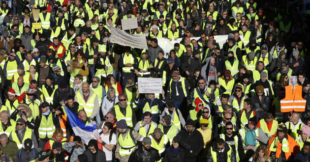 intense movement in france