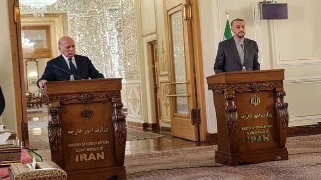 iran fm with iraq fm