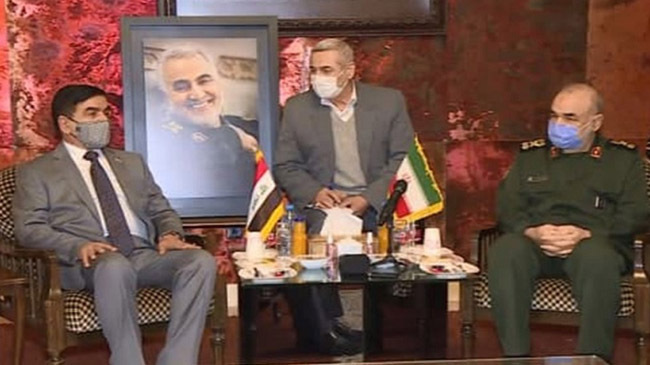 iran general and iraqi defence minister