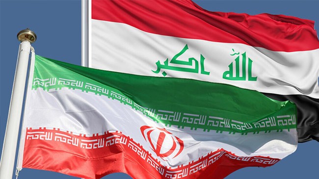 iran iraq flag